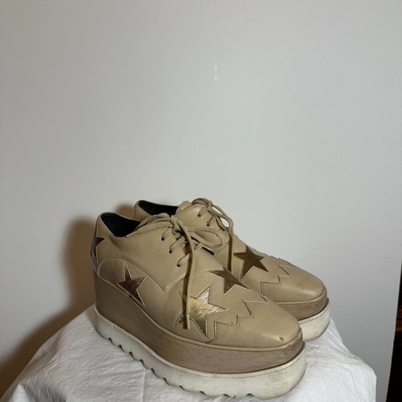 Stella McCartney elyse platforms in beige / nude - Picture 4 of 7